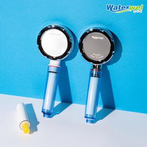 워터웰 빅헤드 욕실 샤워 수전 필터 샤워기 해바라기 헤드 호스 정수 수전 녹물 녹 제거 비타민