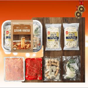 프레시지 캠핑포차 김치어묵 우동전골 2인 분비오는날 혼밥 저녁밥 여행용