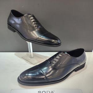 [소다] FMM333 KP10  소다 SODA 남성 초경량 다크브라운 스트레이트팁 정장화