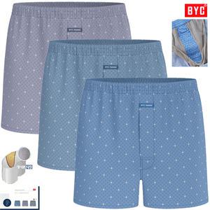 BYC포인트패턴그물망브리프내장더블박서3매입 MCW1035