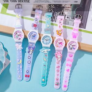 산리오 젤리시계 시나모롤 마이멜로디 쿠로미 실리콘 3D 키즈시계