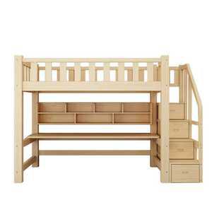 벙커침대 인테리어 수납 책상 세트 원목 침대프레임