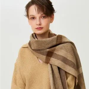 [닥스](센텀시티점)DBMU4FE81W2[[DAKS MUFFLER][LONG]남녀공용 브라운 체크 울/캐시혼방 롱 라이트 머플러