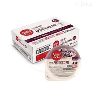 CJ햇반 서리태 흑미밥 210gx18개 코스트코