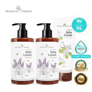 대용량 베이비 데일리 보습 3종세트(로션 500ml 2개+크림 200ml 1개)