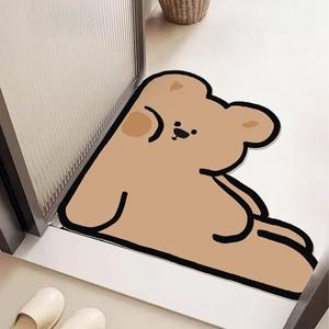 [할인바이할인][1+1] 꾸깃애니멀 동물 규조토 발매트 4종 (60x60)