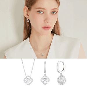 [아이유 PICK] CLOVIA MIOELLO 목걸이+귀걸이 세트 (SET-J0-1207)