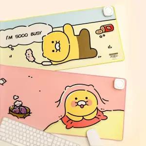 카카오프렌즈 춘식이 온열 장패드 데스크매트 발열 귀여운 손난로 게이밍 마우스패드 책상 사무실 가정용 단체선물