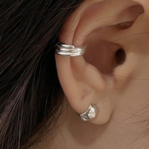 925실버 세줄 이어커프 깔끔한 세줄귀찌