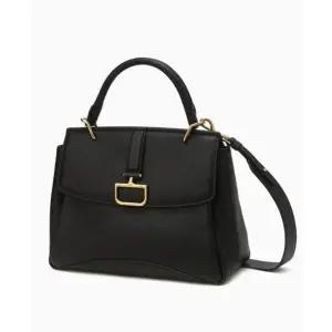 [갤러리아] DCBA5E823 닥스 버크백 샬롯 블랙 가죽 토트백 M