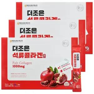 더존건강 더조은 석류 콜라겐 26포 X 3개 캐리어타입 젤리스틱
