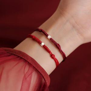 행운의 빨간실팔찌 비휴 소원 행운 물고기 팔찌 금전운 재물운 매듭 합격 부적 재물 끈 우정 구슬