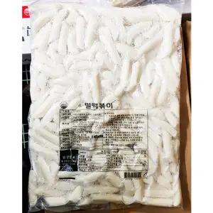 대량 냉동 밀떡볶이 떡 10kg 업소용 밀떡 벌크 대용량