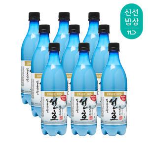 [품질보장] 김포탁주 선호 생막걸리 6도 750ml x9병 김포 금쌀