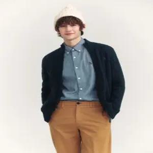 [24FW] HZSW4D327E3 그린 울 케이블 집업