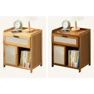 [셀링코리아]S 오송 원목 미니 수납장 B-044 도어형 안전가드 라운드모서리 간편한청소 에어홀디자인