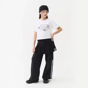 [모다울산]크롭 그래픽 반팔 티셔츠 TGRP25301_US