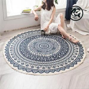 모던 장식 빈티지 카페 매트 소파 원형러그 북유럽풍