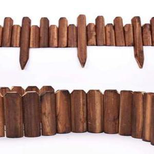 화단 울타리 방부목 펜스 텃밭 마당 담장 경계 말뚝