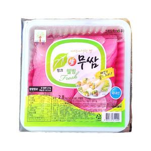(무)(면)웰빙 쌈무(실온 핑크 2.8kg)X4개