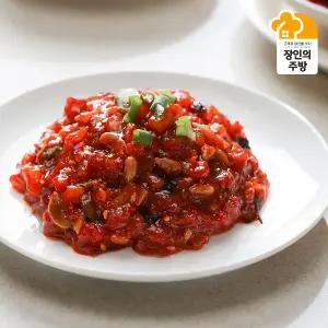 [이광석장인]비빔오징어젓1kg+파김치1kg 반찬 밥도둑