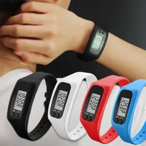 실리콘 밴드 만보기 시계 만보계 팔찌 걷기 운동/스포츠/패션/러닝/유아/키즈/체크/체력/레저/런닝/어린이