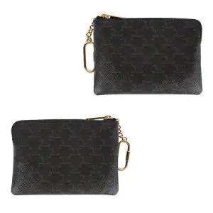 갤러리아 셀린느 10C662BTA 38NO 트리오페 캔버스 동전지갑