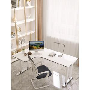 코너 모서리 사무용 재택근무 블랙 공간 100x80x75cm 코너책상 L자형 책상 현대