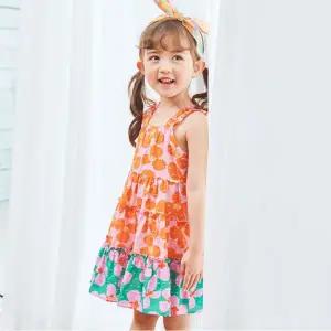 [보리보리/게스키즈]빅 플라워 캉캉 원피스 (G35DAO520-T)