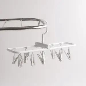 양말걸이 건조대 미니 빨래 속옷 원룸 집게 행거 10P/빨래집게/속옷집게/양말집게/빨래행거집게/다용도집게