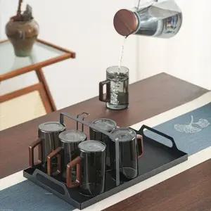 머그컵 정리 논슬립 컵걸이 트레이 컵건조대 주방 수납 걸이형 정리함 컵거치대 컵건조대 컵걸이