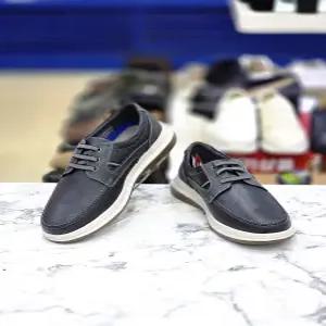 [허시파피]남성 4CM 경량 컴포트 캐주얼 밴드끈 보트화 3MR571