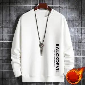 남성 발란스 기모 맨투맨 긴팔티셔츠 남자 라운드