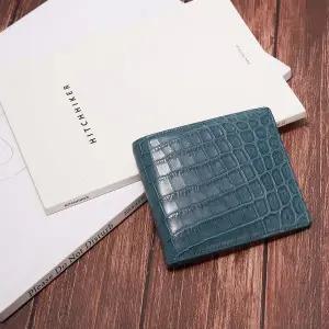 [크리스탈렌] 악어가죽지갑 펠릭스 라이트 (Felix Light) 남성 명품 무광 반지갑