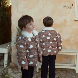 [대구백화점] [페리미츠]키즈 아동 포근 양떼 패딩 점퍼(P2545J021)