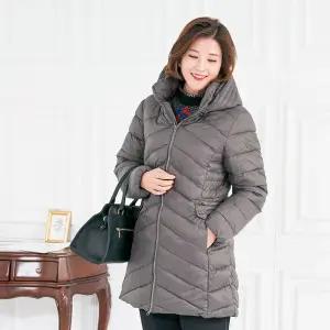 [모슬린]엄마옷 에코 솔라볼 패딩 점퍼 516FGH093 마담중년여성빅사이즈50대60대
