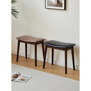 의자 엔틱 스툴 협탁 화장대 네일샵 갈색좌석 앤틱 피아노 카페 컬러 호두색다리