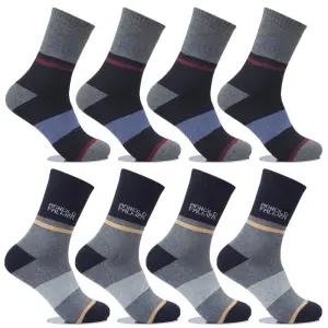 아놀드파마 겨울용 두꺼운 남자양말 8켤레 AP002 보온양말 기모양말 통파일양말