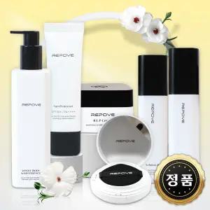 [리포브 6종] 리포브화장품 REPOVE 6세대 6종 (AB부스터세럼+Rep크림+홀바디워시+선프로텍터+하이드로쿠션), 1세트