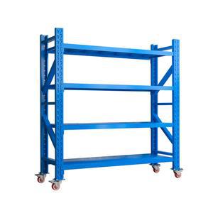 이동식 철제 선반 조립형 블루 베란다 3단 수납 진열대 팬트리 고릴라랙 시스템 세탁실 창고