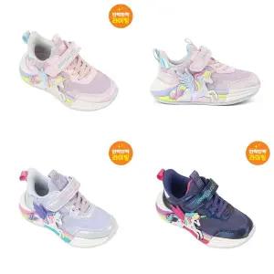 [다이노솔즈](대구신세계)[토박스][다이노솔즈]유니콘 레인보우 불빛나오는 LED운동화 DNKCF3TSRB11