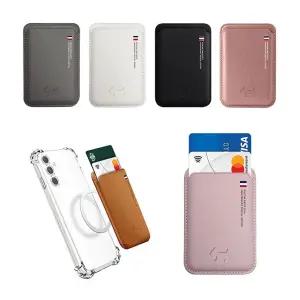 맥세이프 카드 포켓 홀더 케이스 가죽 레더 수납 자석 캐릭터 case