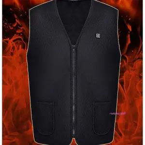 온열조끼 전자파없는 전기안전확인 충전식 발열조끼 골프장 등산 방한 보온 핫팩 남성 겨울 난방 패딩z