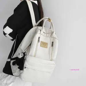 남녀공용가방 2컬러 여성 남자 캐주얼 남성 대형 여자 신학기 백팩 학교 학생 10대 책가방 청소년 데일리백