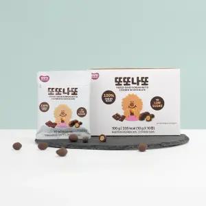 또또맘 또또나또 10봉 1박스/ 어린이 저당 간식, 초콜렛 청국장, 단백질 간식