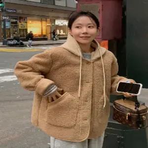 캐롯베이글 덤블 무스탕 (2color) 후드탈부착가능!