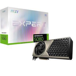 MSI 게이밍 RTX 5080 16G 전문가 OC 그래픽 카드(16GB GDDR7, 256비트, 최고 성능: 2730MHz, 디스플레이포트 x3 2.1a, HDMI 2.1b, NVIDIA 블랙웰 아키텍처)