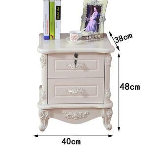 원목 엔틱 북유럽 2단 서랍장 협탁 테이블 침실