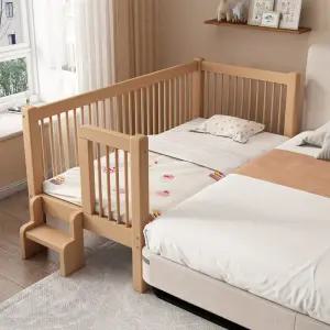 침대 사이드 확장 나무 범퍼침대 가드 안전