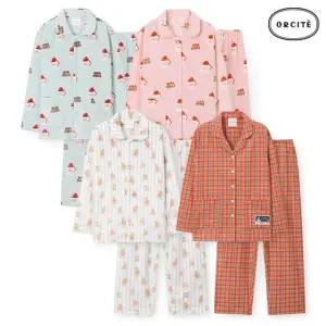 [갤러리아] [오르시떼] 25FW 남여파자마 6종 택1 G124/G129/G135/G128